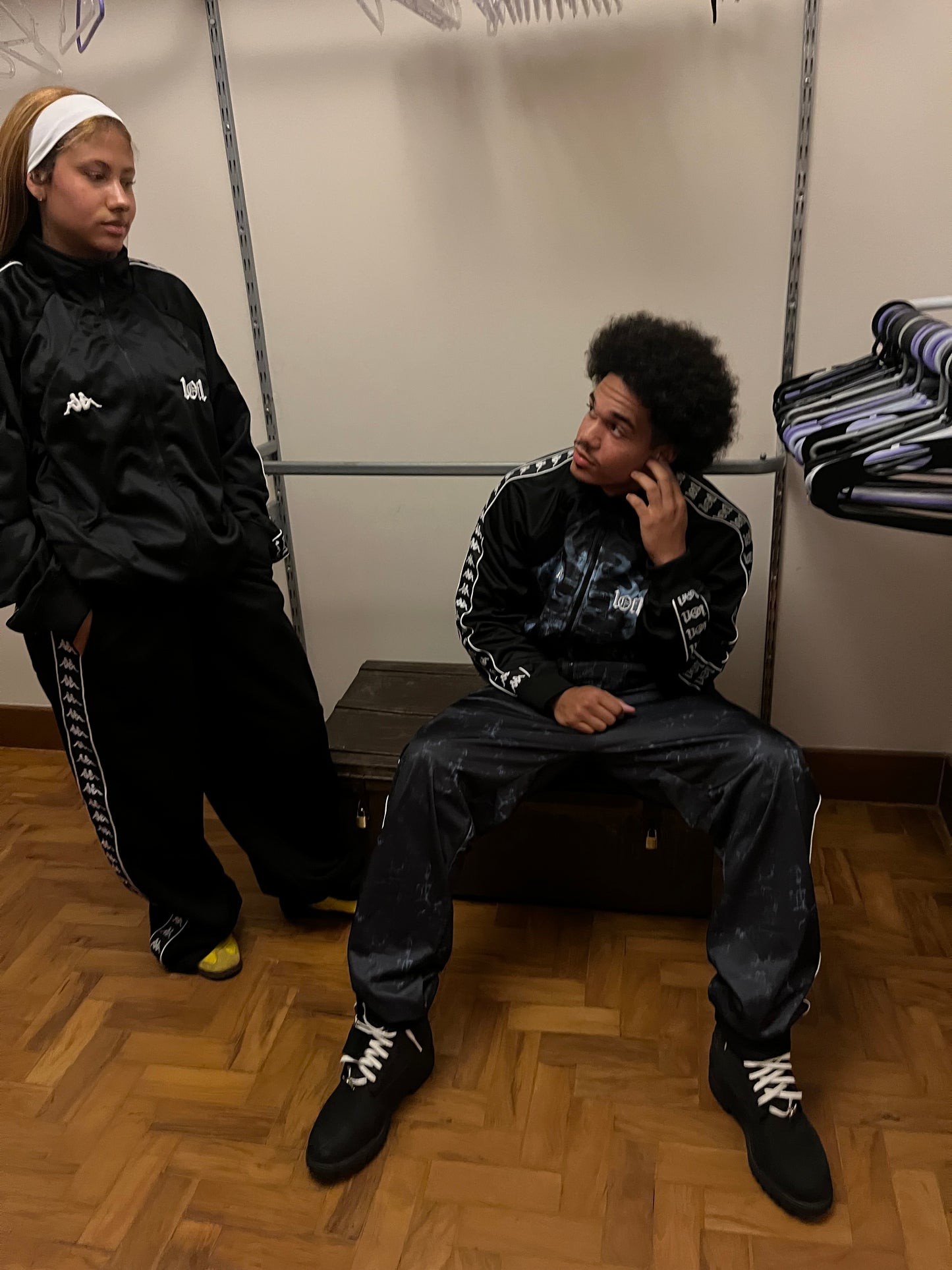 1of1 Kappa Black & Blue Track Jacket