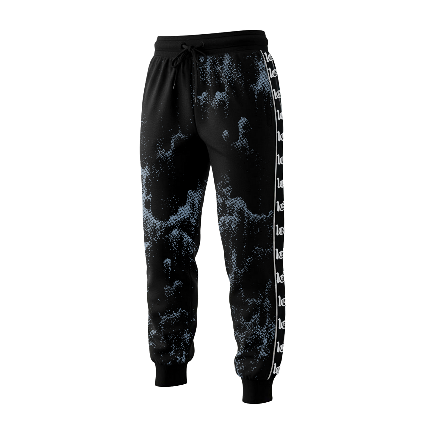 1of1 Kappa Black & Blue Track Pants