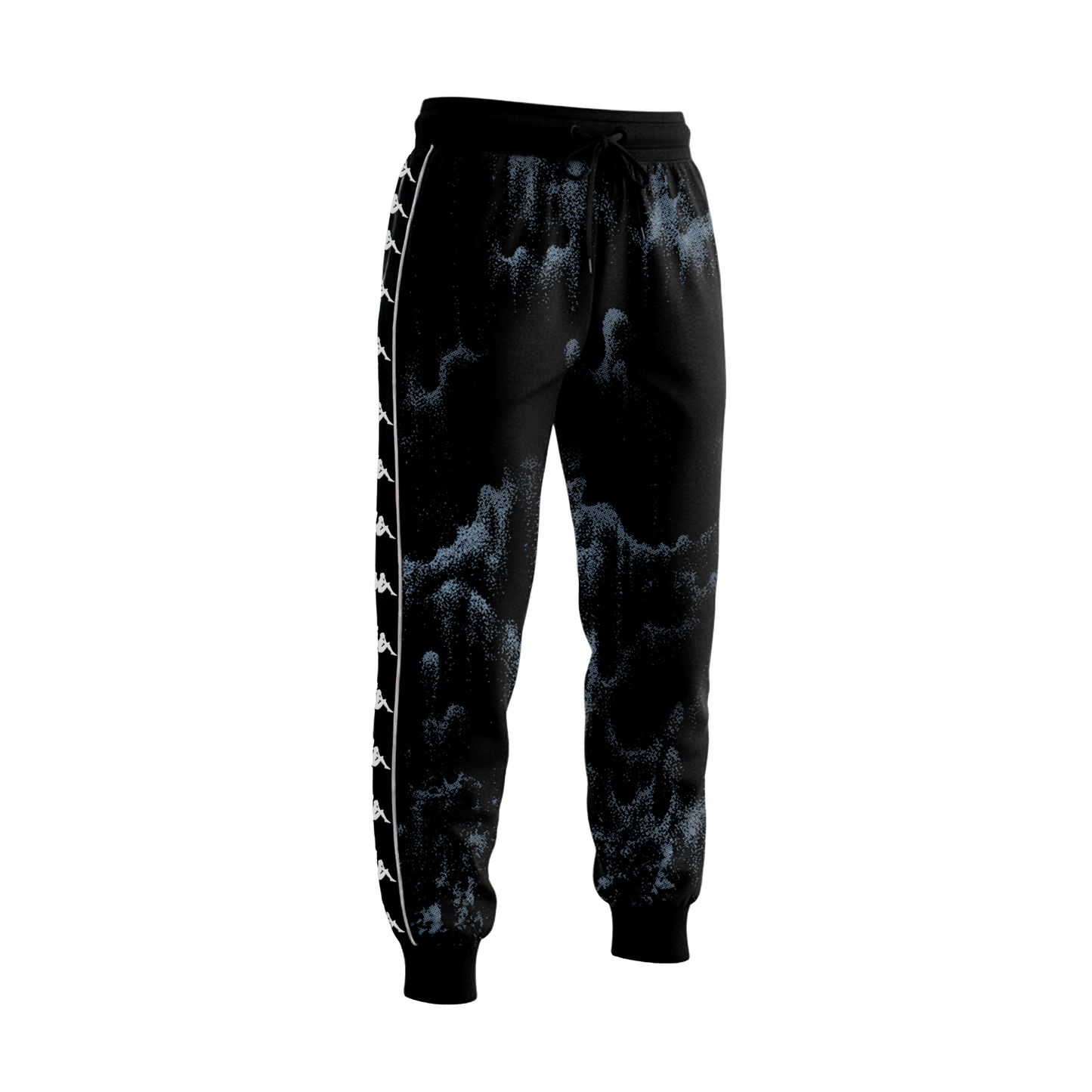 1of1 Kappa Black & Blue Track Pants
