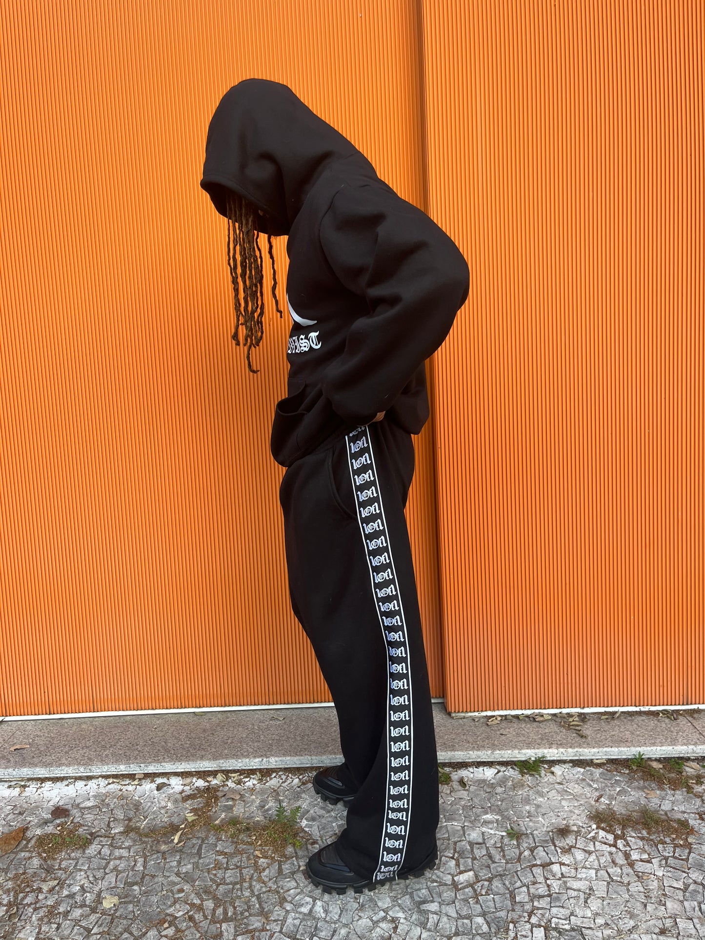 1of1 Kappa Heritage Wide Cut Black Sweat pants