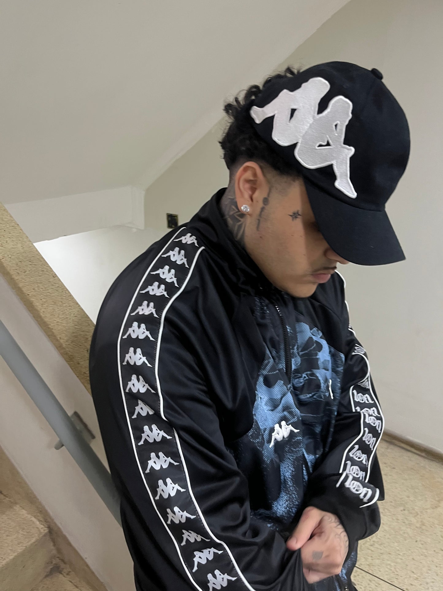 1of1 Kappa Black & Blue Track Jacket