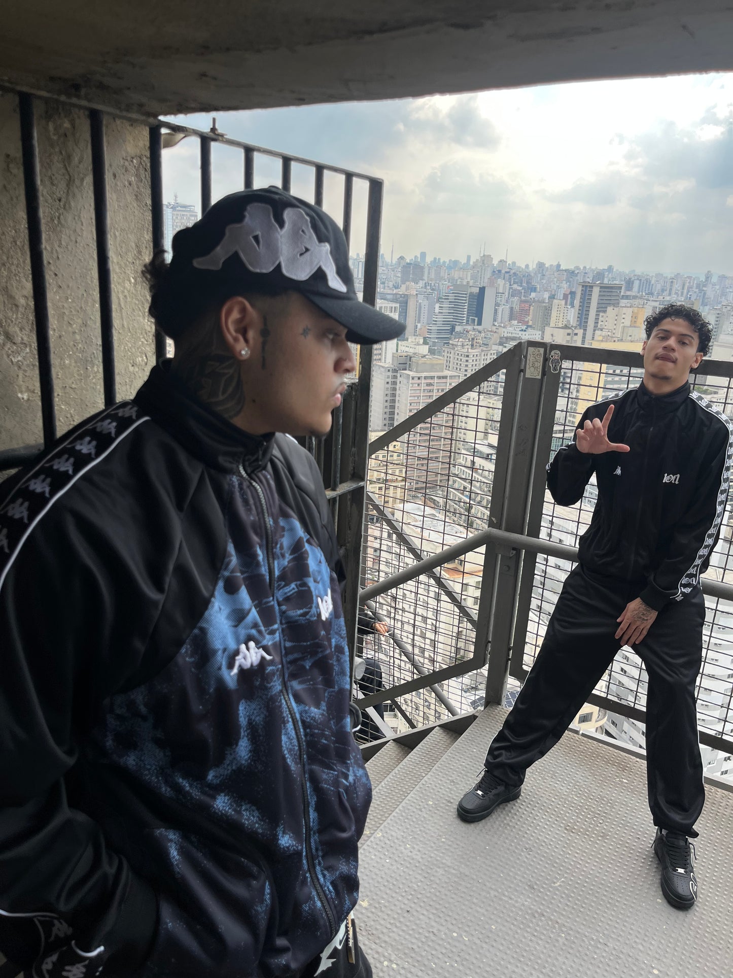 1of1 Kappa Black & Blue Track Jacket