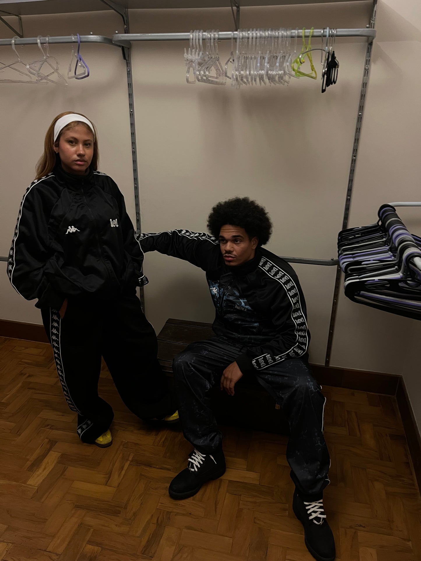 1of1 Kappa Black & Blue Track Jacket