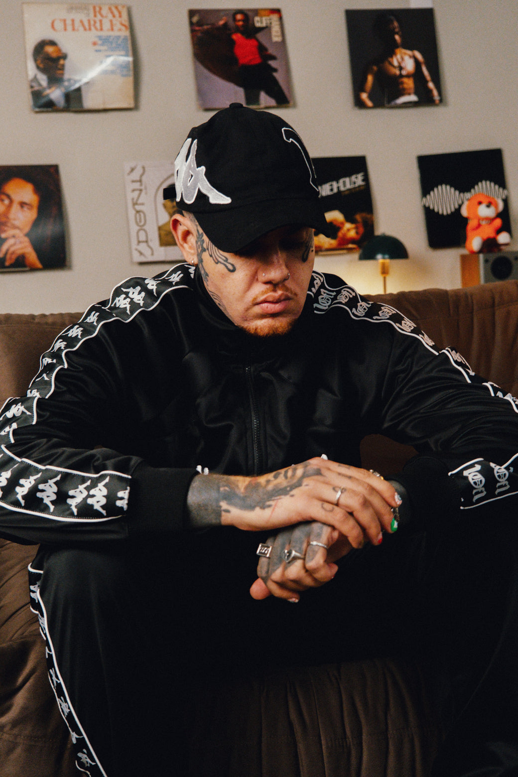 1of1 Kappa Black Track Jacket