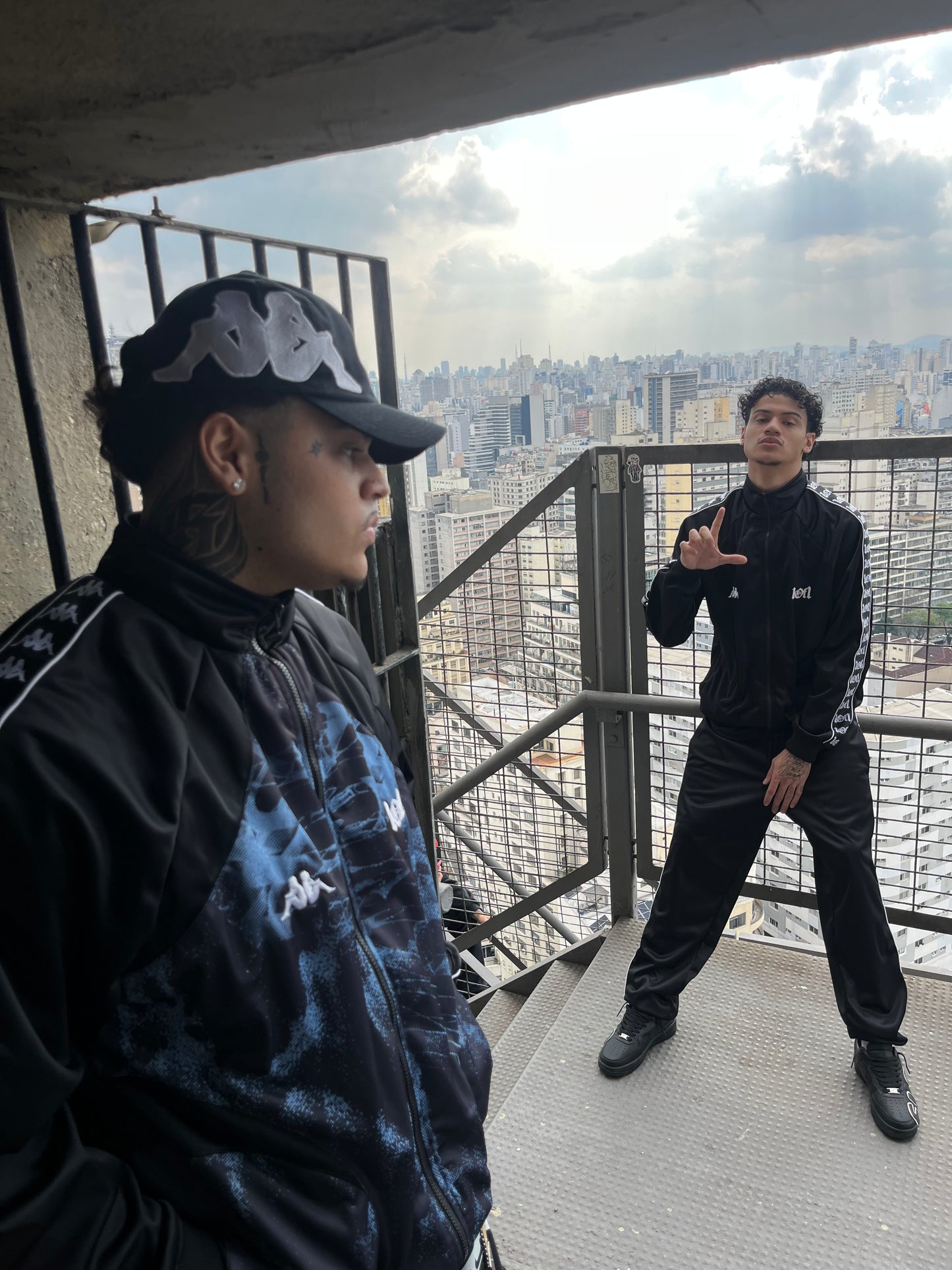1of1 Kappa Black & Blue Track Jacket