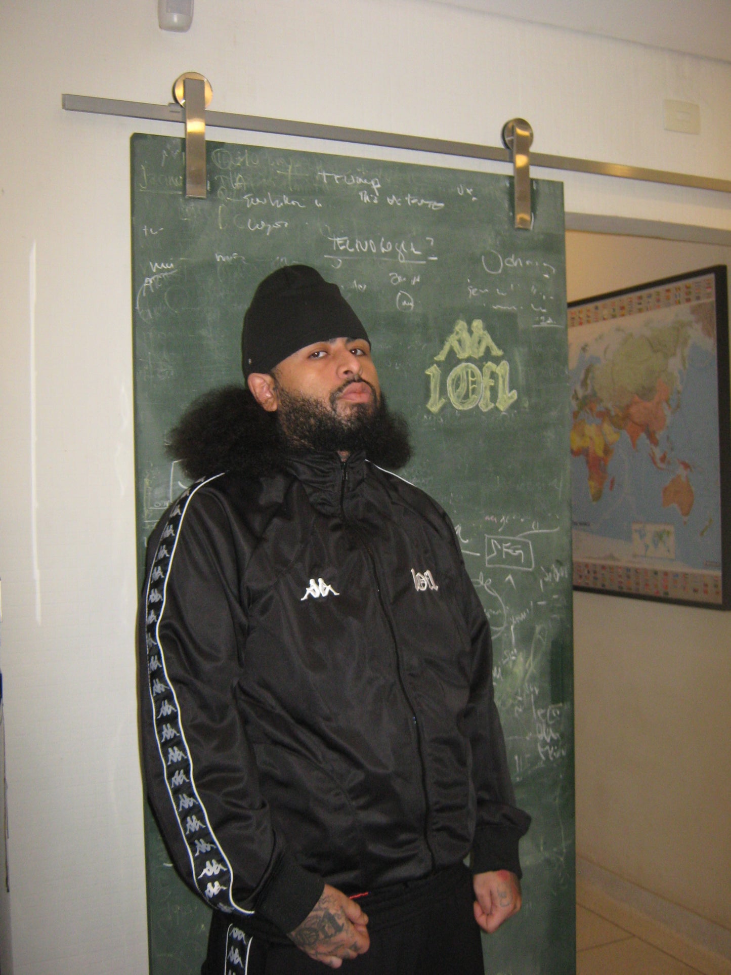 1of1 Kappa Black Track Jacket