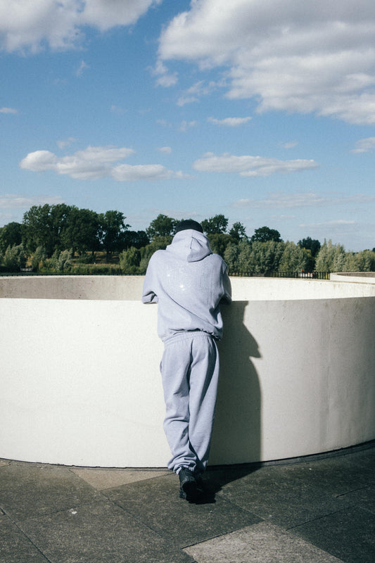 Grey Gemstones Pants