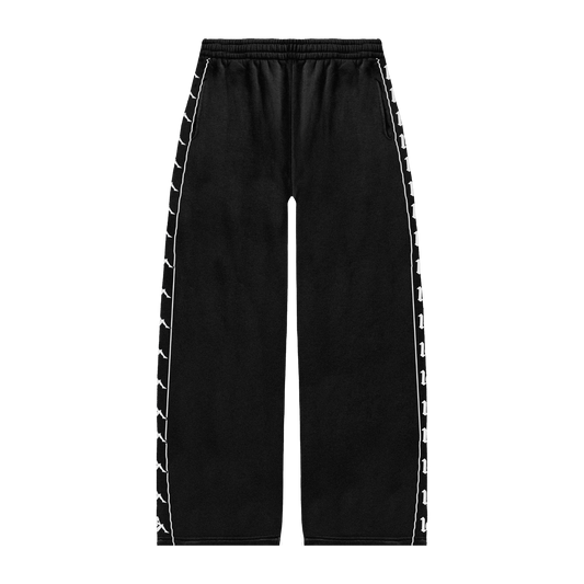 1of1 Kappa Heritage Wide Cut Black Sweat pants