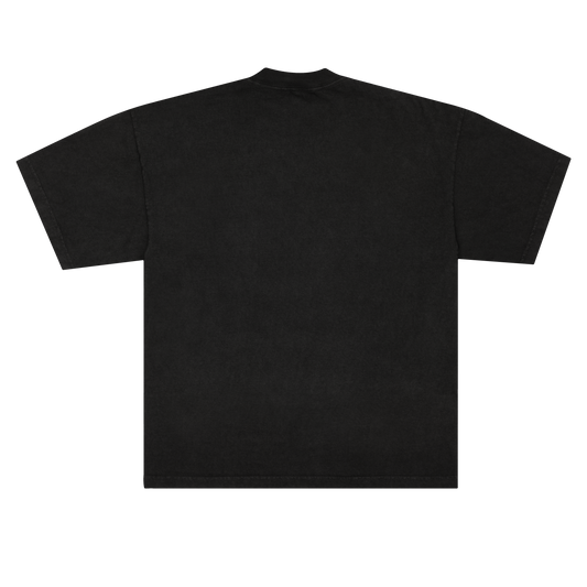 Camiseta Preta Rhinestone "King of Beats" Ed Hardy & 1OF1 Exclusivist
