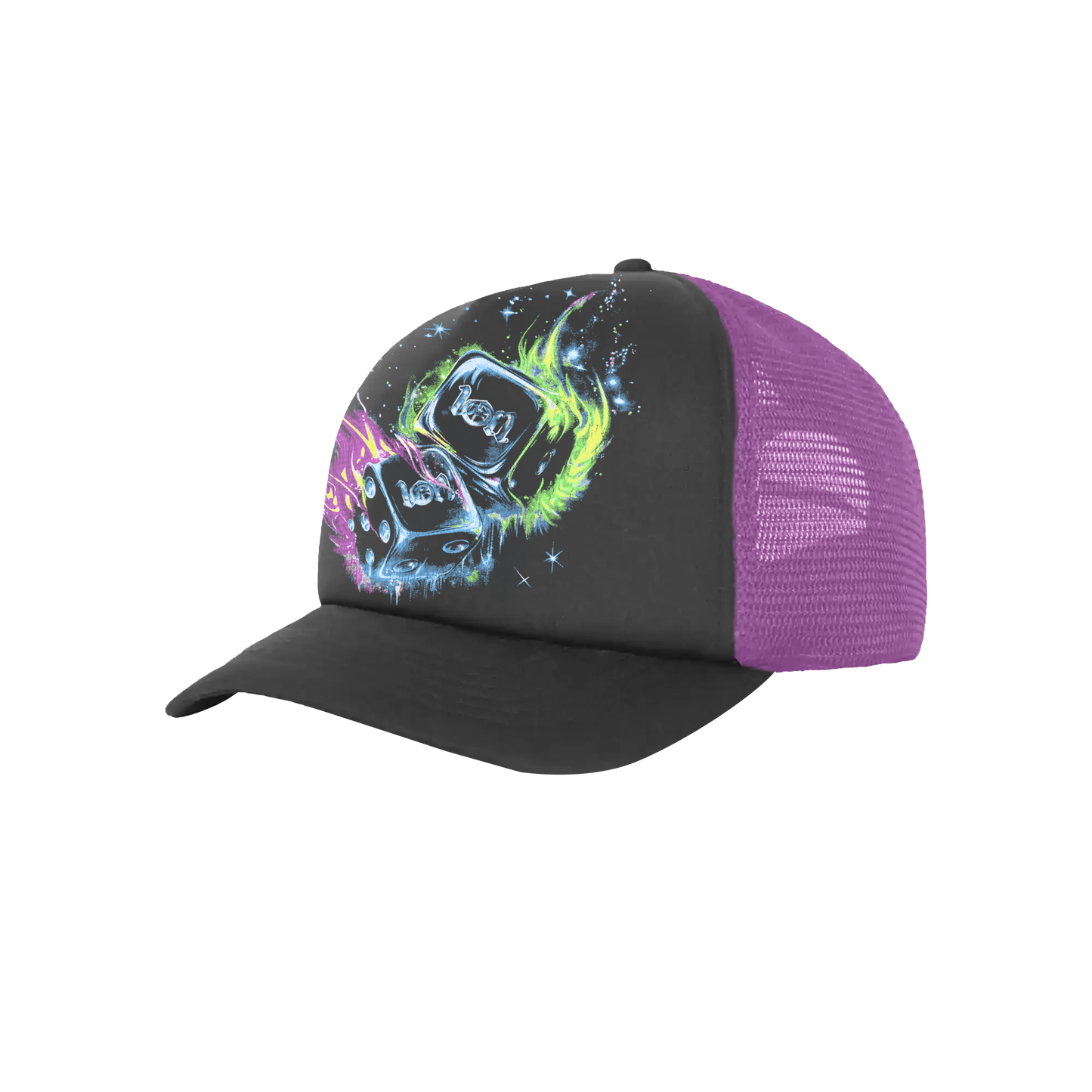 H1GH ROLLER PACK PURPLE TRUCKER HAT