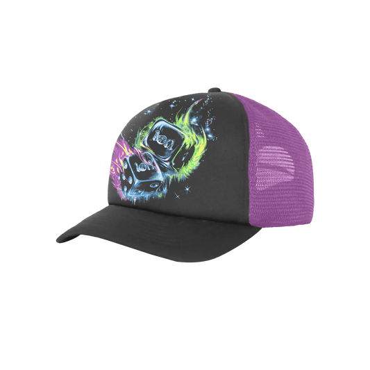 H1GH ROLLER PACK PURPLE TRUCKER HAT