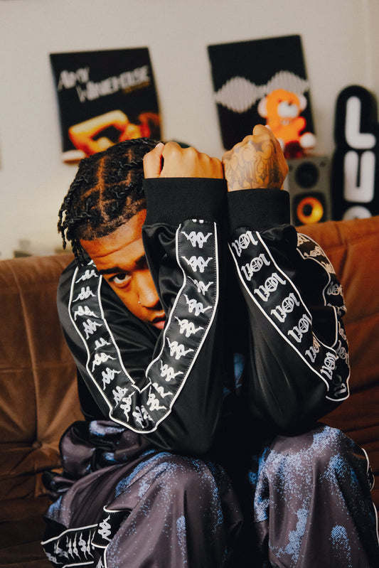 1of1 Kappa Black & Blue Track Jacket