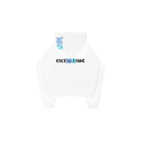 White Hoodie "Atlantic Ocean"