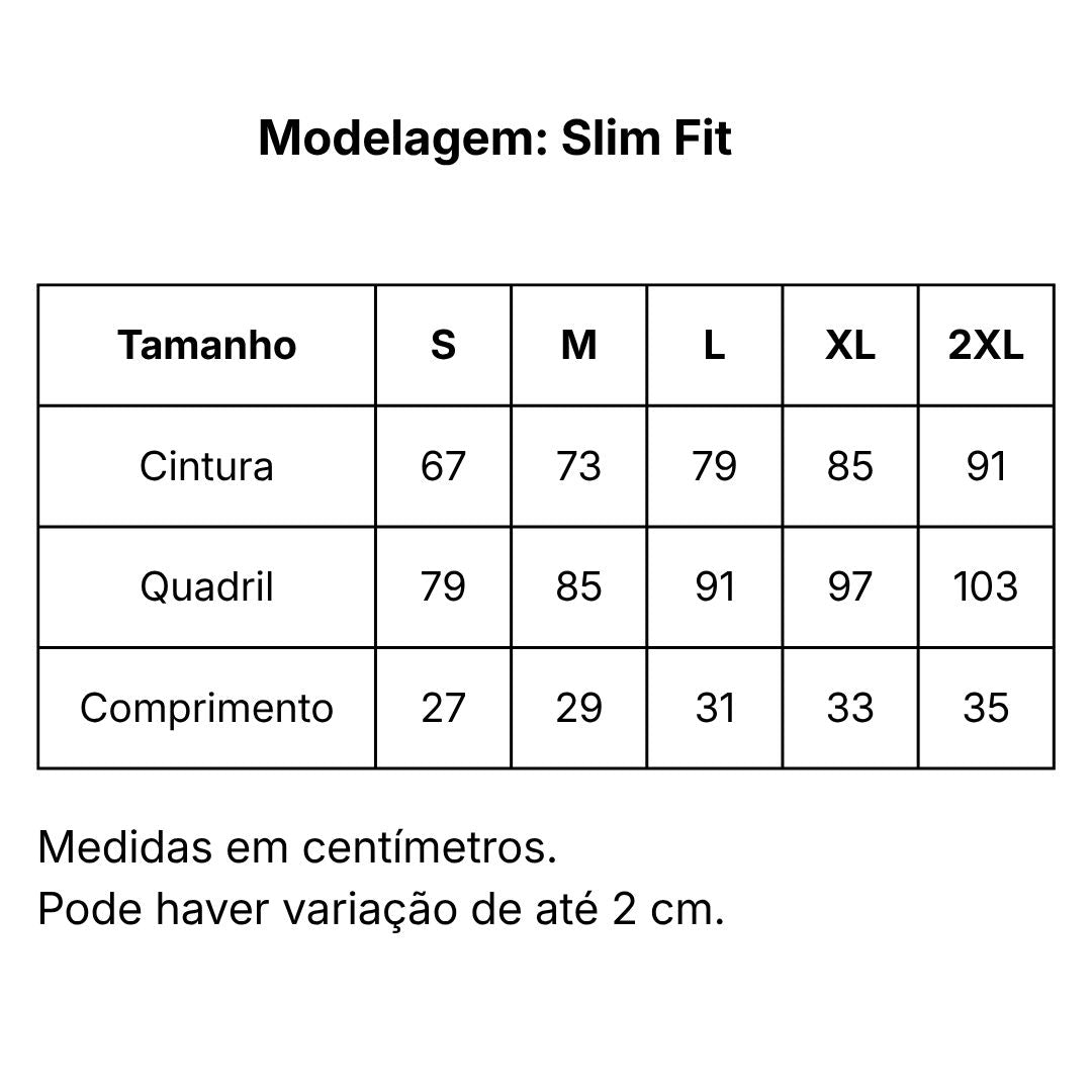 Tabela de Medidas