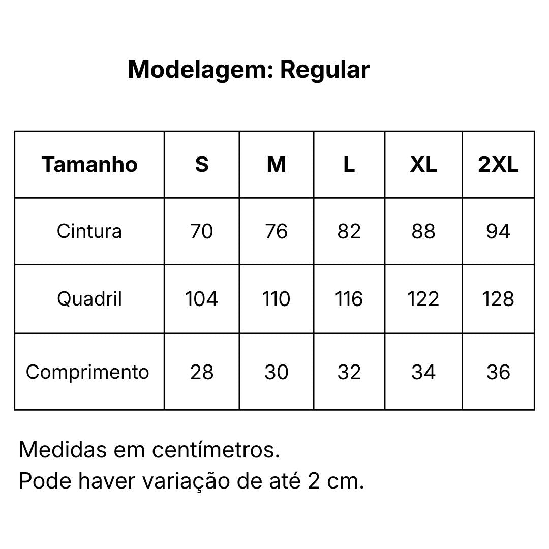 Tabela de Medidas