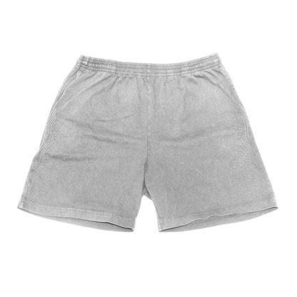 Grey Gemstones Shorts