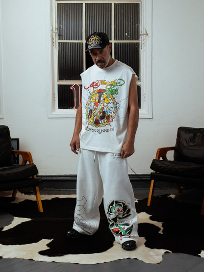 Regata Off White "Keep On Running" Ed Hardy & 1OF1 Exclusivist