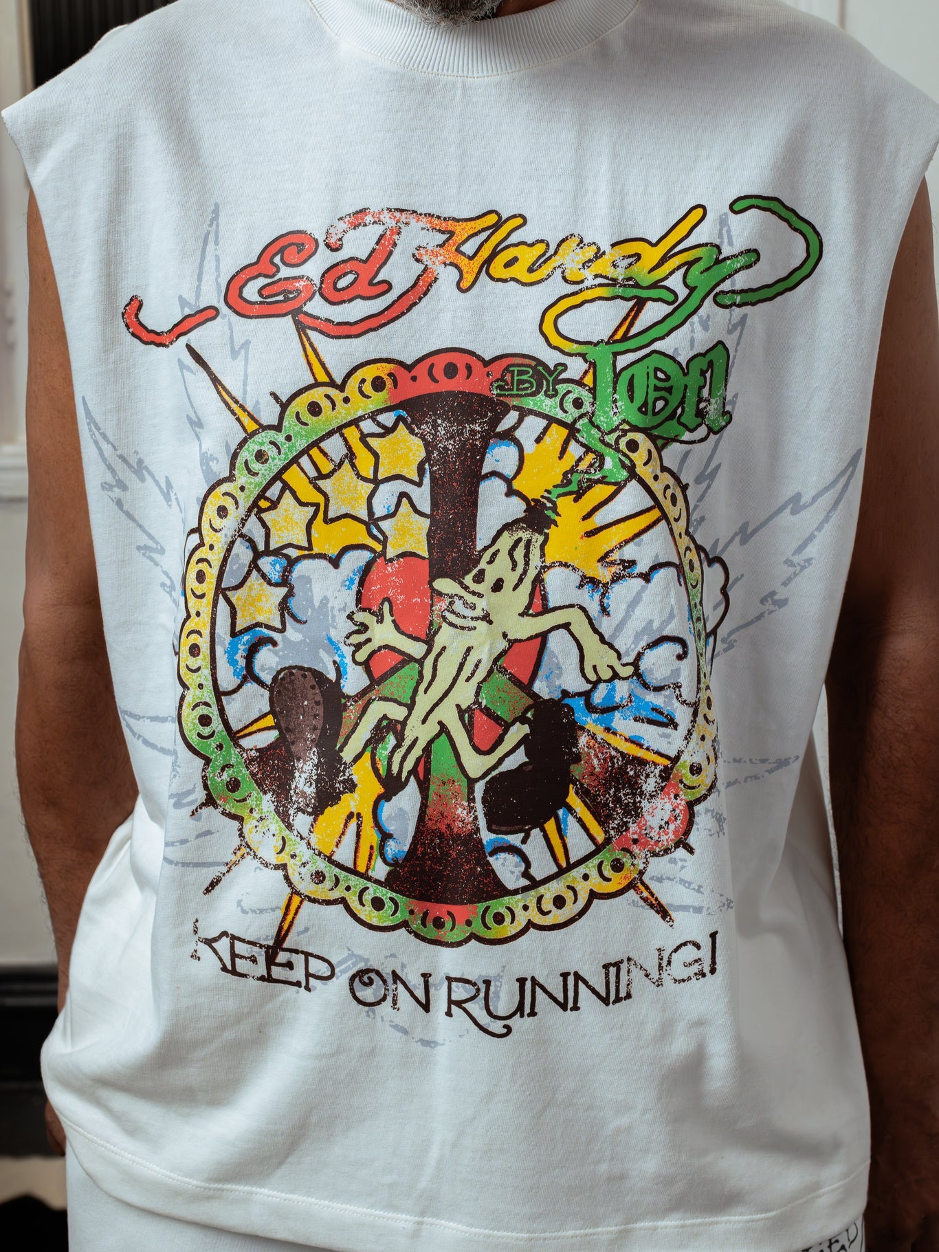 Regata Off White "Keep On Running" Ed Hardy & 1OF1 Exclusivist