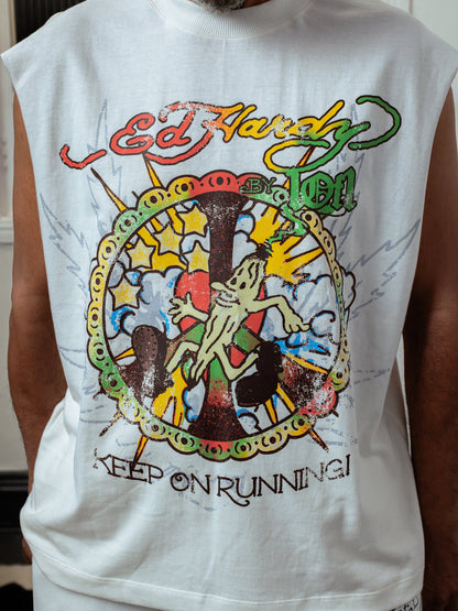 Regata Off White "Keep On Running" Ed Hardy & 1OF1 Exclusivist