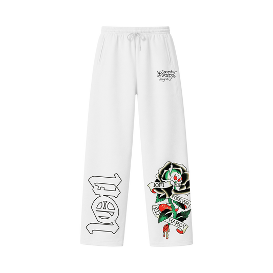 Calça de Moletom Off White "1OF1 Forever" Ed Hardy & 1OF1 Exclusivist