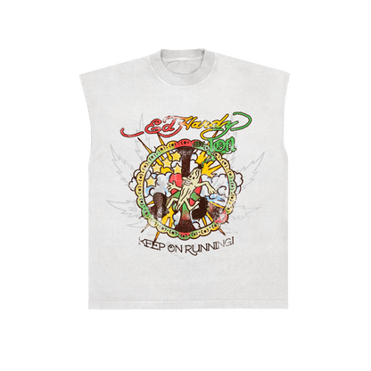 Regata Off White "Keep On Running" Ed Hardy & 1OF1 Exclusivist