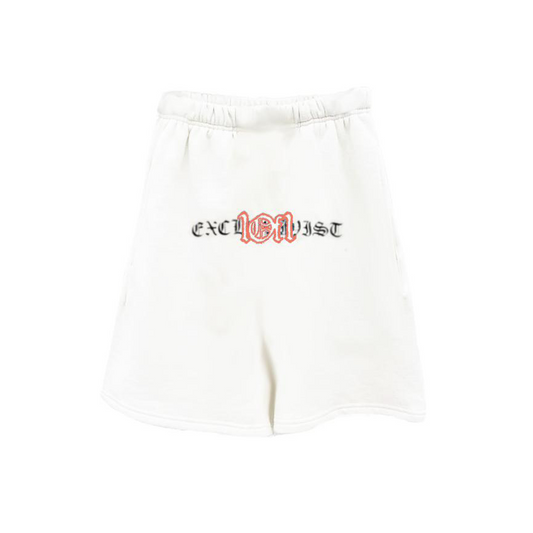 White Shorts "Red Splash"