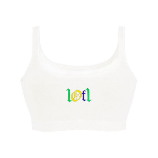 White Tank Top "Made In Brasil"