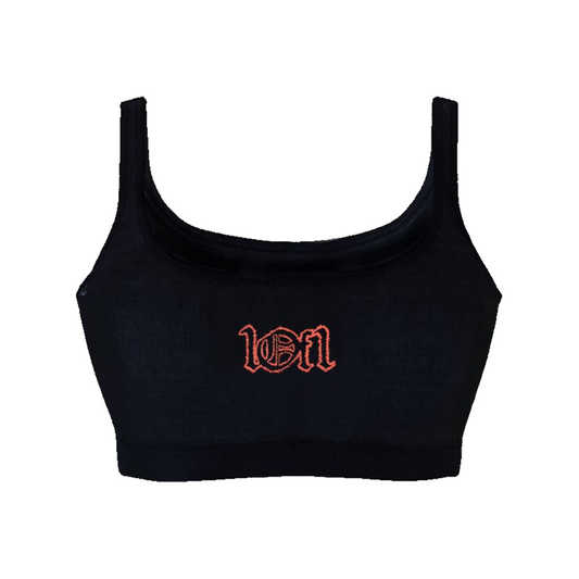 Black Tank Top "Red Splash"