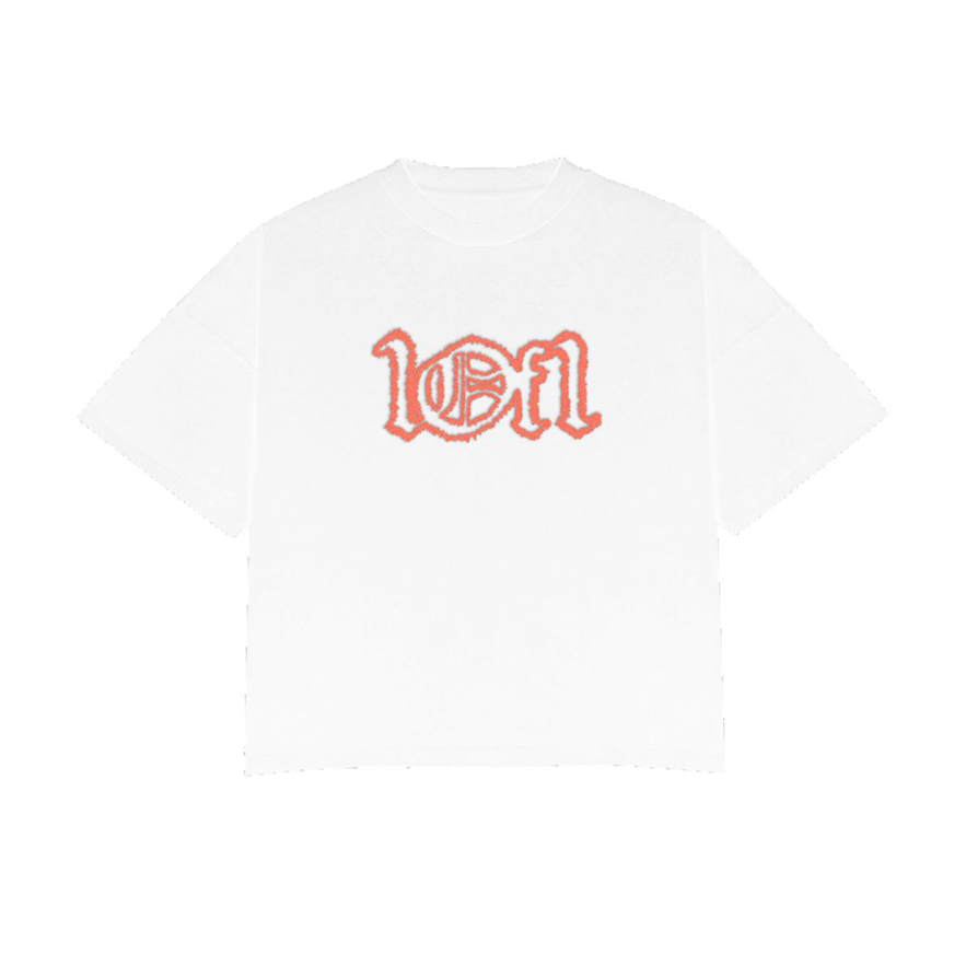 White T-Shirt "Red Splash"